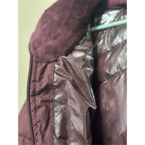 Columbia Karis Gale II Maroon Long Hooded Winter Coat Jacket Women's 3XL - Picture 5 of 15